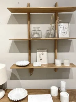 Online - seinähyllykkö, öljytty tammi Muut Huonekalut