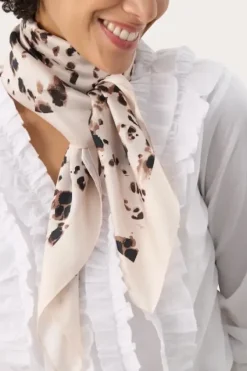 Namira huivi, natural leopard print Huivit Ja Kaulurit