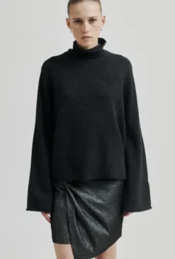 Neva pooloneule, dark grey melange Neuleet Ja Neuletakit|Uutuudet