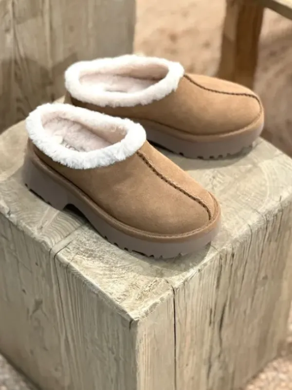 Outlet New Heights Cozy Clog, chestnut Tohvelit|Ugg