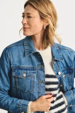 Discount Nichole farkkutakki, medium blue denim Ulkotakit Ja -Liivit|Uutuudet
