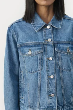 Discount Nichole farkkutakki, medium blue denim Ulkotakit Ja -Liivit|Uutuudet