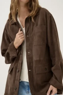 New Olly Suede mokkatakki, delicioso Ulkotakit Ja -Liivit|Uutuudet