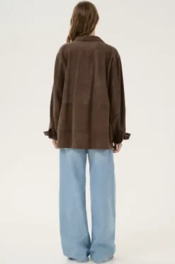 New Olly Suede mokkatakki, delicioso Ulkotakit Ja -Liivit|Uutuudet