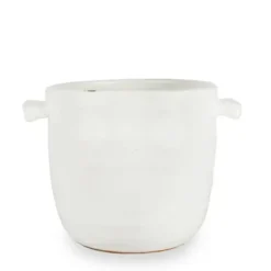 Clearance - Keraaminen ruukku 22cm, valkoinen Ruukut Ja Maljakot