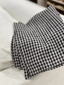 Outlet - Vipa ruudullinen keittiöpyyhe pellavaa Keittiötekstiilit