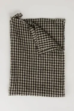 Outlet - Vipa ruudullinen keittiöpyyhe pellavaa Keittiötekstiilit