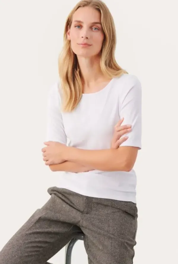 Online - Cait t-paita, bright white Paidat Ja Topit