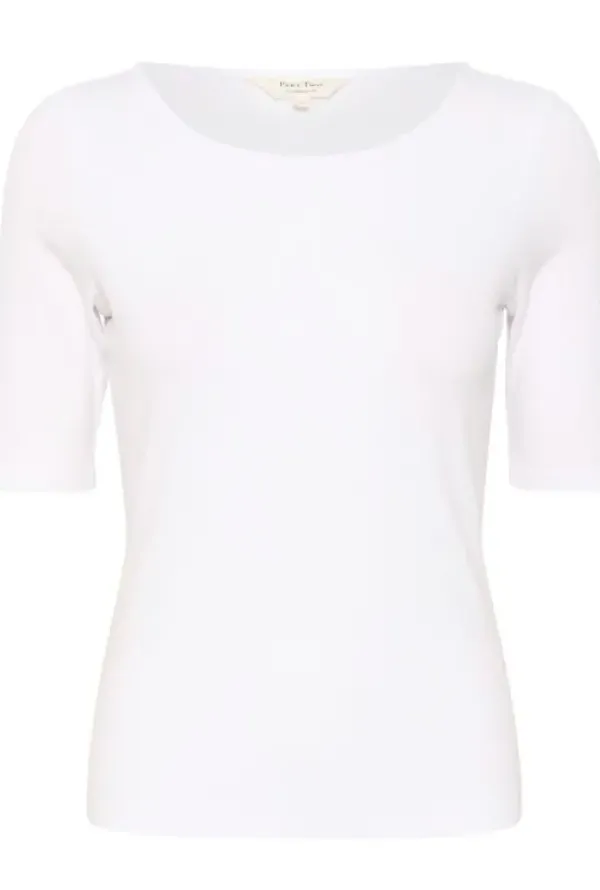 Online - Cait t-paita, bright white Paidat Ja Topit