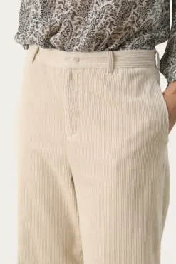 Discount - Clarisse vakosamettihousut, french oak Farkut Ja Housut