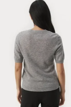 Online - Everlotta cashmere neule, grey melange Neuleet Ja Neuletakit|Uutuudet