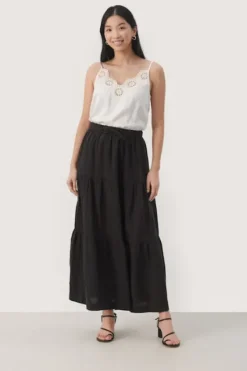 Sale - Getia pellavahame, black Mekot Ja Hameet