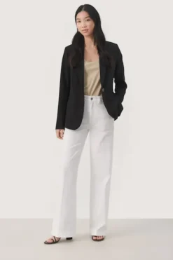 Online - Gianni housut, bright white Farkut Ja Housut