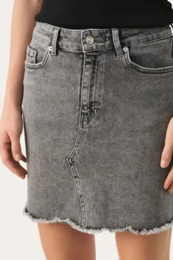 Best - Jenice farkkuhame, grey denim Mekot Ja Hameet