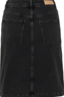 Discount - Leja farkkuhame, washed black denim Mekot Ja Hameet