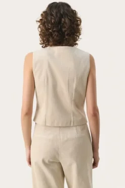 New - Linka liivi vakosamettia, french oak Bleiserit Ja Liivit