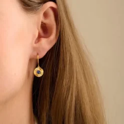 Online - Autumn Sky Earrings 22mm, hopea Korvakorut