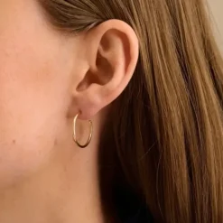 - Globe Creoles korvakorut, kulta Korvakorut