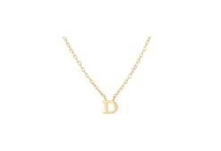 Clearance - Kirjain kaulakoru kulta, A, B, C... Kaulakorut