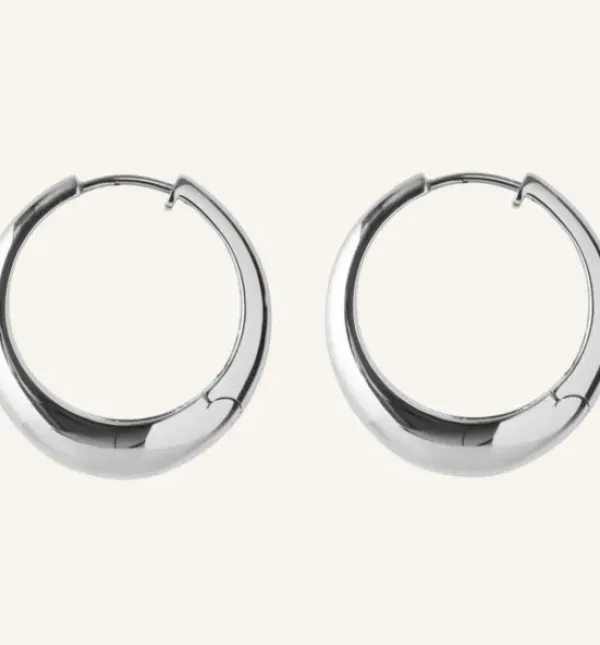 Best - Large Globe Huggies, hopea Korvakorut