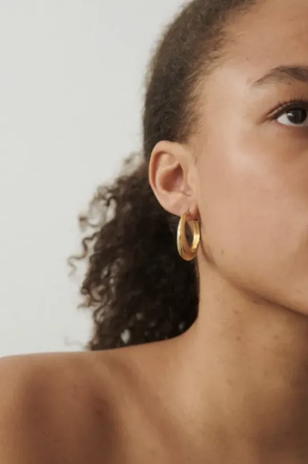 Best - Large Globe Huggies, hopea Korvakorut