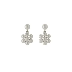 Sale - Ocean Bloom korvakorut, hopea Korvakorut