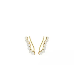 Discount - Ocean Treasure Ear Climbers, kulta Korvakorut