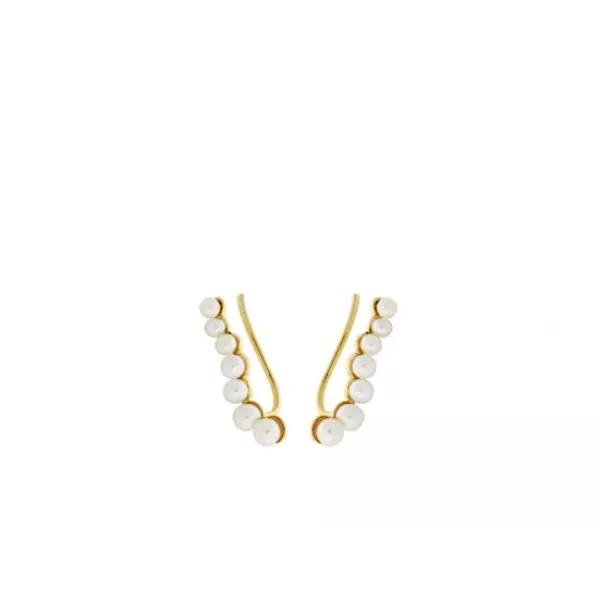 Discount - Ocean Treasure Ear Climbers, kulta Korvakorut