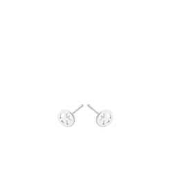 Sale - Peace nappikorvakorut, hopea Korvakorut