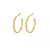 New - Sea Reflection hoops, kulta Korvakorut