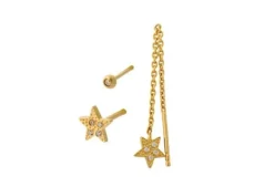 - Sparkling Star Earring box, kulta Korvakorut