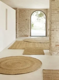 Outlet Pyöreä juuttimatto Matot