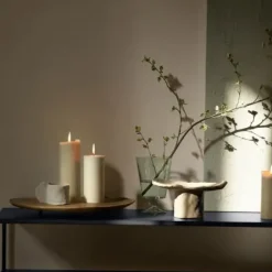 Outlet Pöytäkynttilä 20cm, sand Kynttilät Ja Lyhdyt