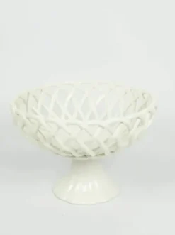 Best Ruth jalallinen porsliinikori, luonnonvalkoinen Ruukut Ja Maljakot