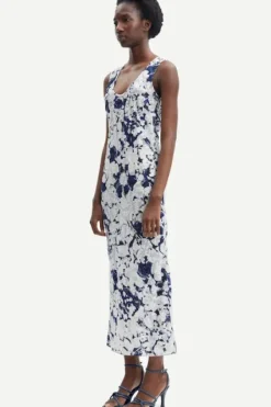 Online - Alina mekko, Flora blue Mekot Ja Hameet