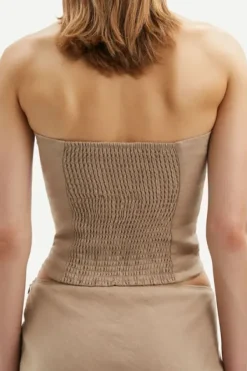 New - Saelynn toppi pellavaa, chinchilla Paidat Ja Topit