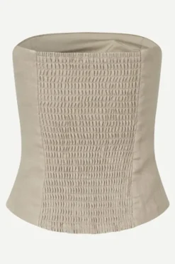 New - Saelynn toppi pellavaa, chinchilla Paidat Ja Topit