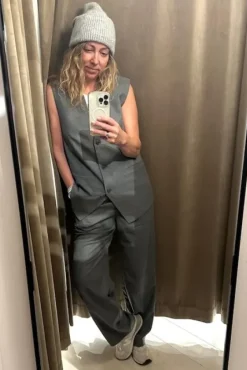 Discount - Saleni liivi, grey melange Bleiserit Ja Liivit|Uutuudet