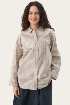 New Savanna paitapusero, neutral twin stripe Paidat Ja Topit|Uutuudet