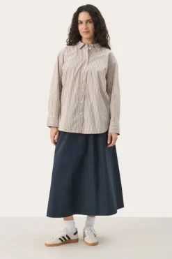 New Savanna paitapusero, neutral twin stripe Paidat Ja Topit|Uutuudet