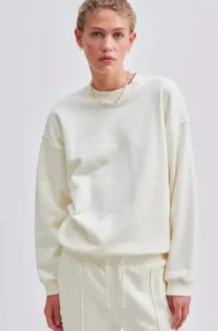 Outlet - Abadell collegepaita, off white Paidat Ja Topit