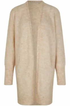 Outlet - Brook pitkä neuletakki, brazilian sand Neuleet Ja Neuletakit