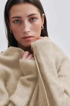 Outlet - Brook pitkä neuletakki, brazilian sand Neuleet Ja Neuletakit