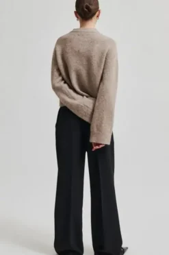 Discount - Fique Classic Trousers, black Farkut Ja Housut|Juhlavaatteet