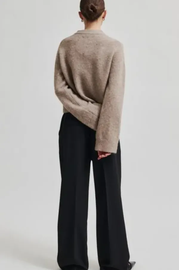 Discount - Fique Classic Trousers, black Farkut Ja Housut|Juhlavaatteet