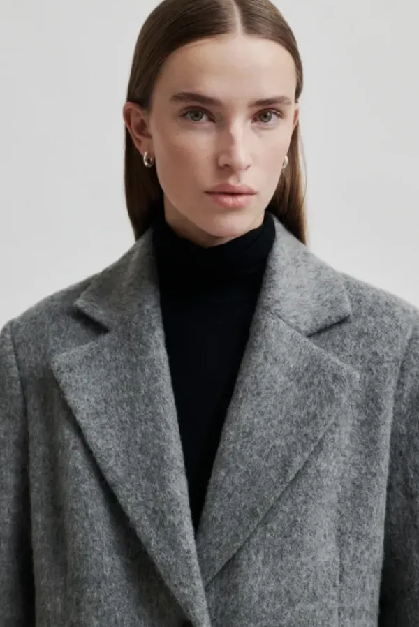 Best Sera villakangastakki, grey melange Ulkotakit Ja -Liivit|Uutuudet