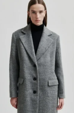 Best Sera villakangastakki, grey melange Ulkotakit Ja -Liivit|Uutuudet