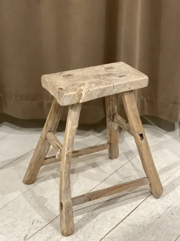 Clearance – jakkara suorakaide #915, natural Vanhat Puuhuonekalut