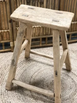 – jakkara #621, natural Vanhat Puuhuonekalut