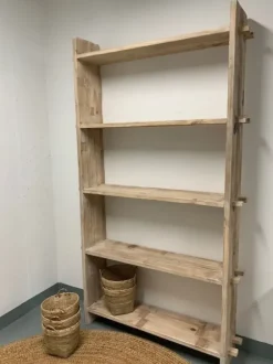 Sale - kapea hylly #846, natural Vanhat Puuhuonekalut